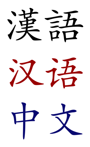 Langues chinoises