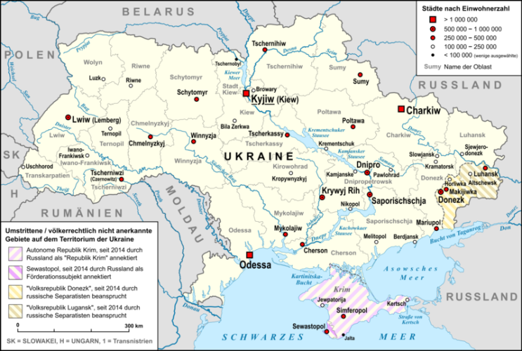 Estructura administrativa de Ucrania