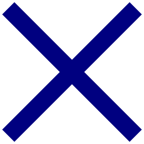 Croix de saint André