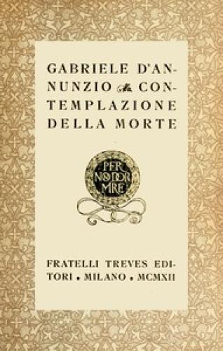 Buch Betrachtung des Todes (Contemplazione della morte) in Italienisch