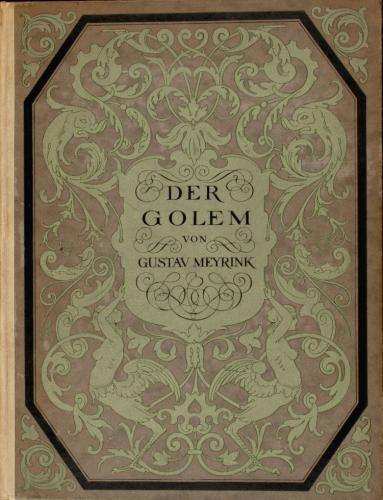 Книга Голем (Der Golem) на немецком