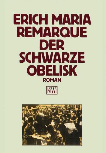 Книга Черный обелиск (Der schwarze Obelisk) на немецком