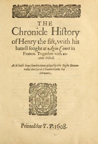 Book Henry V (Henry V) in French