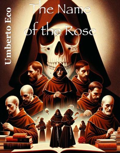 Livro O Nome da Rosa (Il nome della rosa) em Italiano