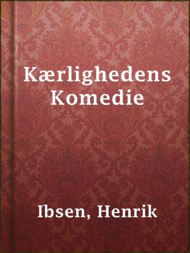 Buch Die Komödie der Liebe (Kærlighedens Komedie) in Danish