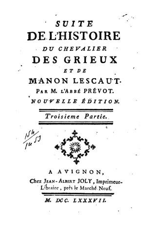 Book Manon Lescaut (Manon Lescaut) in French