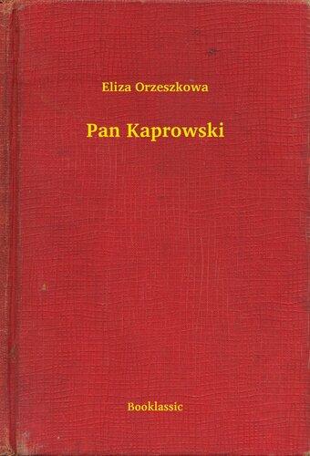 Buch Herr Kaprowski (Pan Kaprowski) in Polish