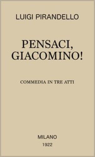 Livro Pense Nisso, Giacomino! (Pensaci, Giacomino!) em Italiano