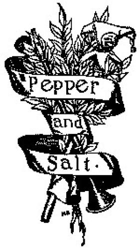 Livre Poivre et Sel; ou, Assaisonnement pour les Jeunes (Pepper and Salt; or, Seasoning for Young Folk) en anglais
