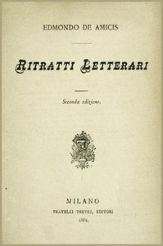 Livre Portraits littéraires (Ritratti letterari) en italien