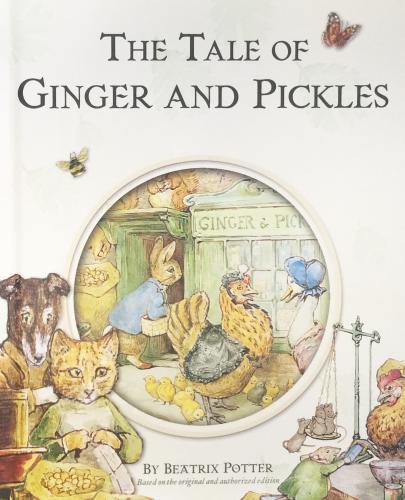 Livro O Conto do Gengibre e das Azeitonas (The Tale of Ginger and Pickles) em Inglês