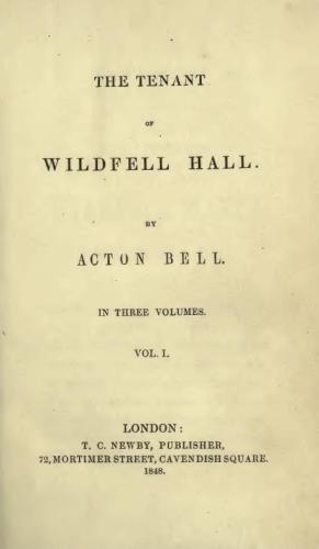 La Locataire de Wildfell Hall