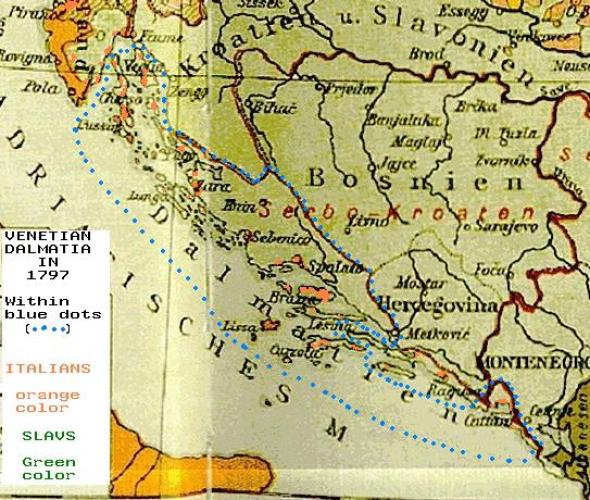 Anexo:Topónimos italianos en Dalmacia