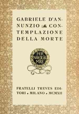 Book Contemplation of Death (Contemplazione della morte) in Italian