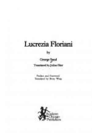 Книга Лукреция Флориани (Lucrezia Floriani) на французском