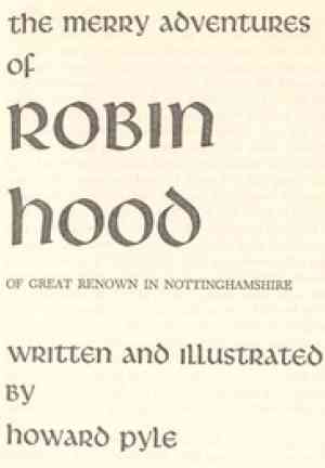 Книга Веселые приключения Робин Гуда (The Merry Adventures of Robin Hood) на английском