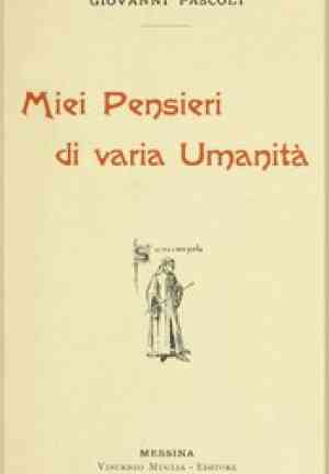 Book My Thoughts of Various Humanity  (Miei Pensieri di varia Umanità) in Italian