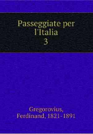 Książka Spacerując po Italii. Tom 3 (Passeggiate per l'Italia. Volume 3) na włoski