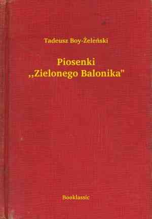 Buch Lieder des grünen Ballons (Piosenki "Zielonego Balonika") in Polish