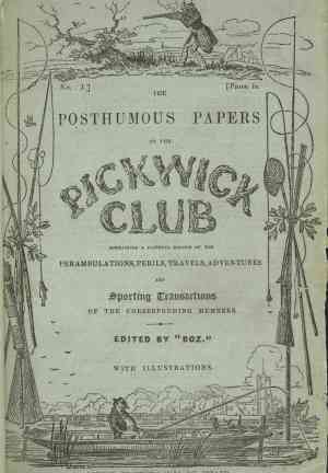 Livre Les Papiers posthumes du Club Pickwick ( The Posthumous Papers of the Pickwick Club) en anglais