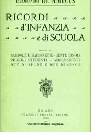 Книга Детские и школьные воспоминания  (Ricordi d'infanzia e di scuola) на итальянском