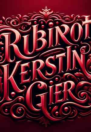 Livre Rouge rubis (Rubinrot) en allemand