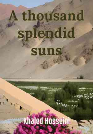 Buch Tausend strahlende Sonnen (A thousand splendid suns) in Englisch