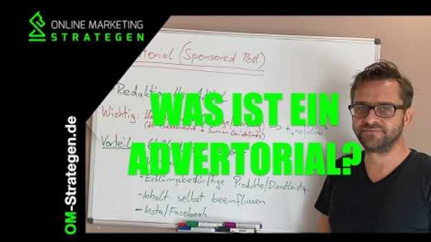 Video Was ist ein Advertorial (Sponsored Post) und was muss man dabei beachten? in Deutsch