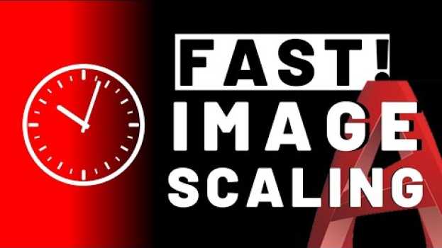 Video Can You Align & Scale Image in Autocad with 2 Clicks? su italiano