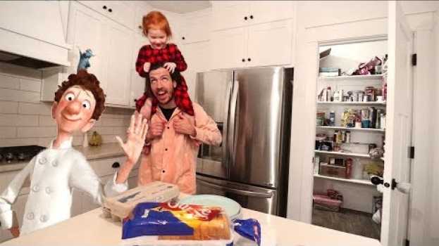Video Cooking with Adley who controls Dad - Disney Ratatouille en français