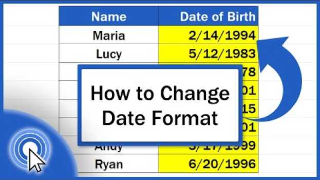 Видео How to Change Date Format in Excel (the Simplest Way) на русском