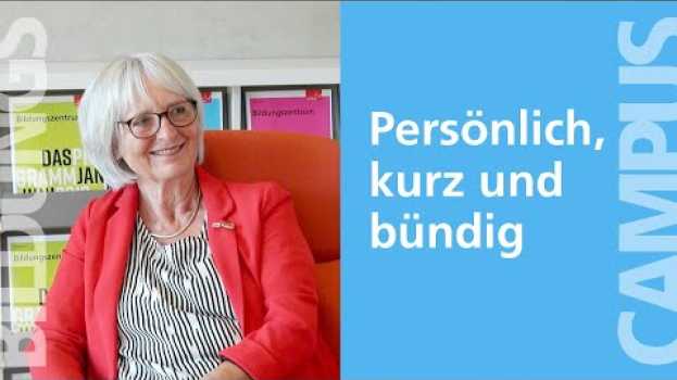 Video Annemarie Rufer, Leiterin des Bereichs „Frauen und Politik“ 1987 - 2010 am BZ Nürnberg en Español