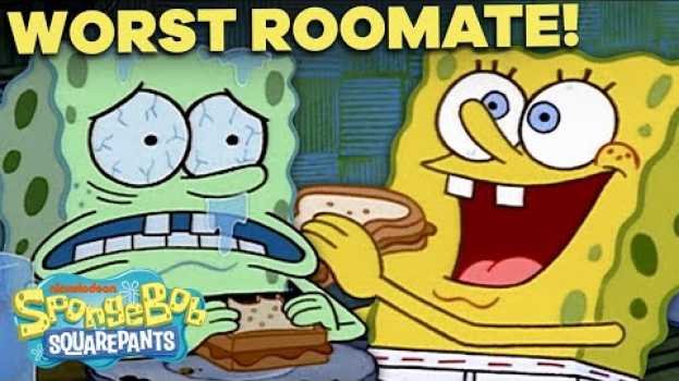 Video 9 Reasons SpongeBob Would Be the WORST Roommate! 👥 SpongeBob em Portuguese