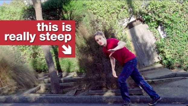 Video What counts as the world's steepest street? en français
