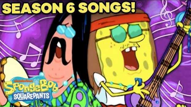 Video SpongeBob Song Compilation 🎤 All Songs from Seasons 6 & 7 em Portuguese
