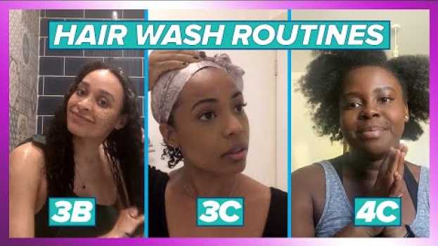 Video Black Women Show Their Different Hair Wash Routines in Deutsch