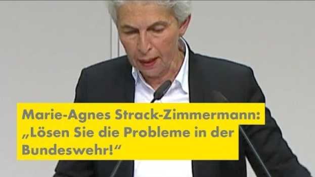 Video Marie-Agnes Strack-Zimmermann: "Lösen Sie die Probleme in der Bundeswehr!" su italiano