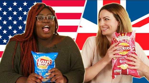 Video American & British People Swap Snacks em Portuguese