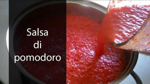 Video salsa di pomodoro in vasetti velocissima e senza sporcare! in English