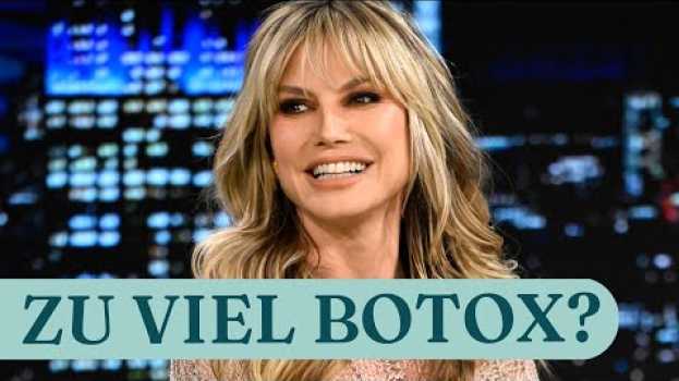 Video Zu viel Botox? Fans erkennen Heidi Klum nicht mehr wieder su italiano