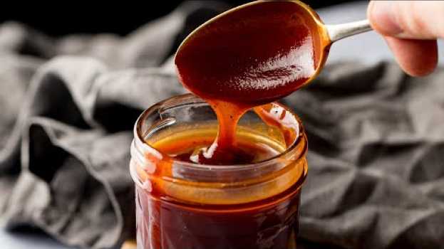 Video lusciously thick BBQ sauce and its ready in 10 minutes!! em Portuguese