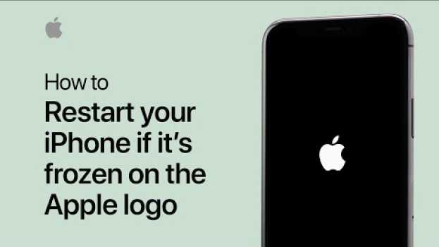 Video How to restart your iPhone if it’s frozen on the Apple logo — Apple Support en français