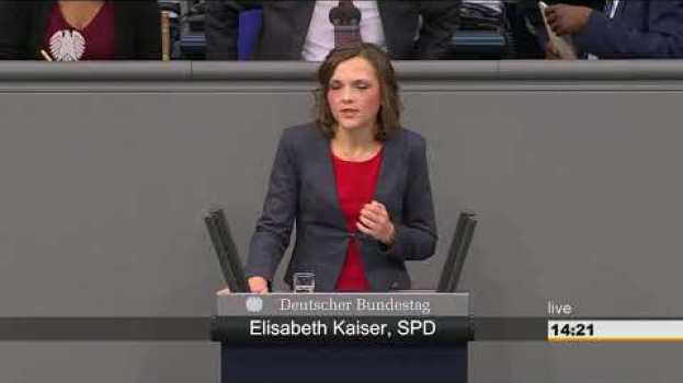 Video Gleichwertige Lebensverhältnisse: Rede von Elisabeth Kaiser am 07.11.2018 in Deutsch