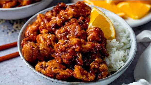 Video Orange Chicken - Super Quick and Easy.  Better than takeout! em Portuguese