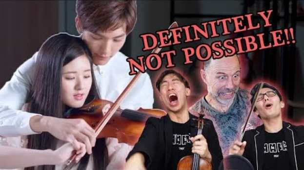 Video Chinese Show about Violinist Gets Everything Wrong na Polish