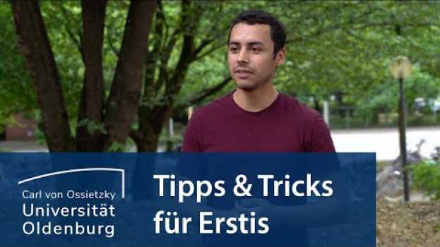 Video Welche Tipps habt ihr für Erstis? | Universität Oldenburg en français