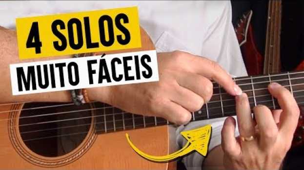 Video Aula de Violão: 4 SOLOS DE VIOLÃO mais fáceis do mundo! en Español