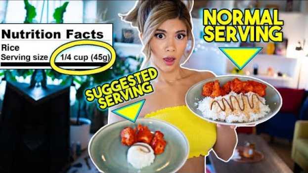 Видео Only Eating Recommended Serving Sizes For A Day на русском