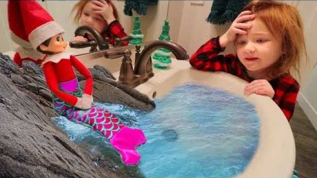 Видео OUR ELF is a MERMAiD!?  Morning Routine and Candy Drink Experiment! Adley Christmas Dance Recital на русском