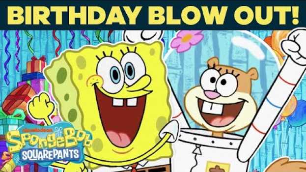 Video SpongeBob’s Surprise Party 🎂 SPONGEBOB’S BIG BIRTHDAY BLOW OUT em Portuguese